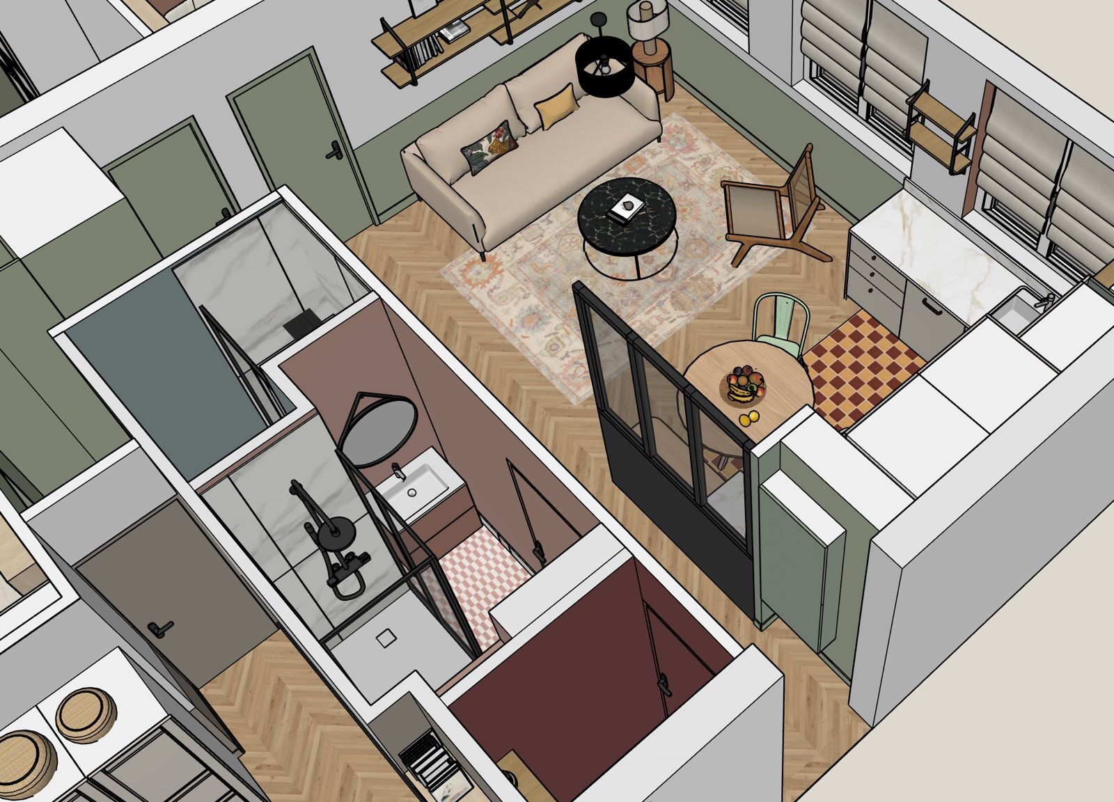 Rénovation intérieure · Sceaux